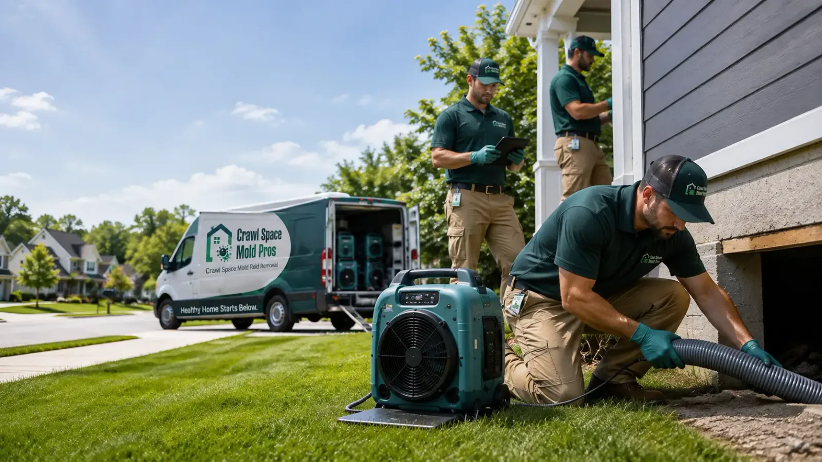 Crawl Space Mold Removal in Ludlow, PA